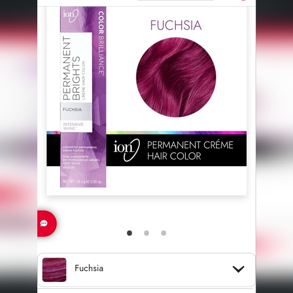 ion Hair Permanent Brights Creme Hair Color Fuchsia Poshmark